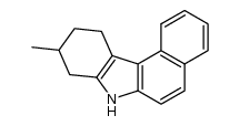 9-methyl-8,9,10,11-tetrahydro-7H-benzo[c]carbazole结构式