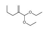 2-(diethoxymethyl)pent-1-ene结构式