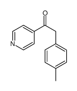 2-(4-methylphenyl)-1-pyridin-4-ylethanone结构式