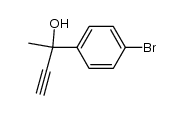 2-(4-bromophenyl)but-3-yn-2-ol Structure