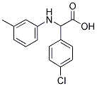 (4-CHLORO-PHENYL)-M-TOLYLAMINO-ACETIC ACID structure