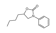 5-butyl-3-phenyl-1,3-oxazolidin-2-one Structure
