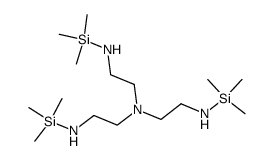 Tris<2-(trimethylsilylamino)ethyl>amine结构式