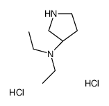 (R)-3-(Diethylamino)pyrrolidine dihydrochloride Structure
