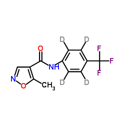 Leflunomide-d4 structure