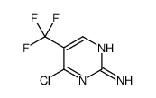 4-氯-5-(三氟甲基)嘧啶-2-胺结构式