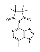 N-(7-methyl-1H-imidazo[4,5-c]pyridin-4-yl)-2,2,3,3-tetramethylsuccinimide Structure