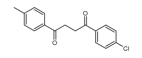 1-(4'-chlorophenyl)-4-(4''-methylphenyl)-butane-1,4-dione结构式