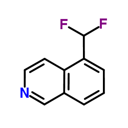 5-(二氟甲基)异喹啉结构式