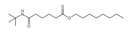 n-octyl 6-(tert-butylamino)-6-oxohexanoate结构式