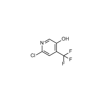 6-Chloro-4-(trifluoromethyl)pyridin-3-ol Structure