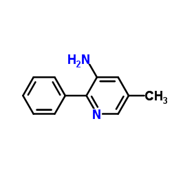 5-Methyl-2-phenylpyridin-3-amine结构式