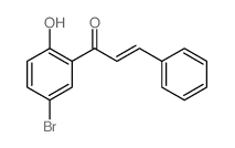 2-Propen-1-one,1-(5-bromo-2-hydroxyphenyl)-3-phenyl- Structure