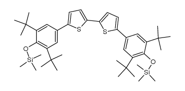 5,5'-bis(3,5-di-tert-butyl-4-(silyloxy)phenyl)-2,2'-bithiophene结构式