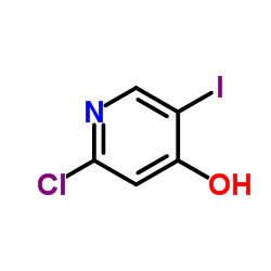 2-chloro-5-iodopyridin-4-ol Structure