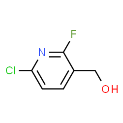 6-氯-2-氟吡啶-3-甲醇结构式