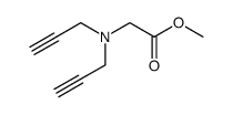 Glycine, N,N-di-2-propynyl-, methyl ester (9CI) Structure