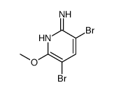 3,5-Dibromo-6-methoxy-2-pyridinamine结构式