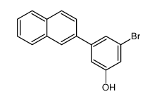 3-bromo-5-naphthalen-2-ylphenol Structure
