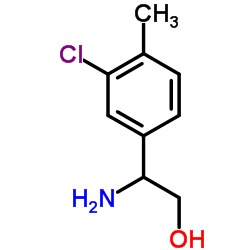 2-Amino-2-(3-chloro-4-methylphenyl)ethanol Structure