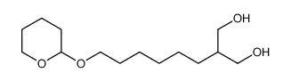 2-[6-(oxan-2-yloxy)hexyl]propane-1,3-diol结构式