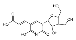 (E)-3-[1-[(2R,3S,4S,5S)-3-hydroxy-4,5-bis(hydroxymethyl)oxolan-2-yl]-2,4-dioxopyrimidin-5-yl]prop-2-enoic acid Structure