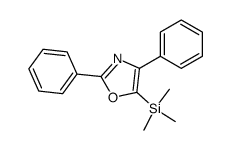 5-(trimethylsilyl)-2,4-diphenyloxazole Structure