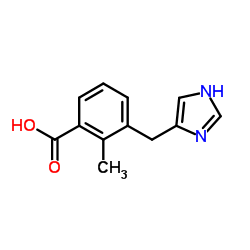 3-[(2-13C,15N2)-1H-Imidazol-4-ylmethyl]-2-methylbenzoic acid Structure