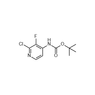 (2-氯-3-氟吡啶-4-基)氨基甲酸叔丁酯图片