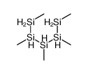 methyl-bis[methyl(methylsilyl)silyl]silane结构式