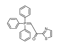 1-(1,3-thiazol-2-yl)-2-(triphenyl-λ5-phosphanylidene)ethanone Structure
