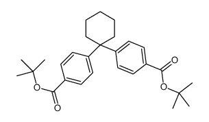 tert-butyl 4-[1-[4-[(2-methylpropan-2-yl)oxycarbonyl]phenyl]cyclohexyl]benzoate Structure