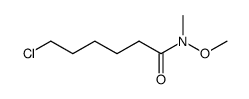 5-Chloro-N,O-dimethylvaleric acid amide结构式