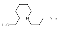 2-乙基-1-哌啶丙胺结构式