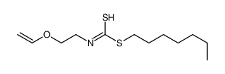 heptyl N-(2-ethenoxyethyl)carbamodithioate结构式