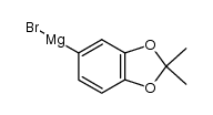 (2,2-dimethylbenzo[d][1,3]dioxol-5-yl)magnesium bromide结构式