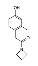 1-(azetidin-1-yl)-2-(4-hydroxy-2-methylphenyl)ethanone结构式