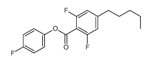 (4-fluorophenyl) 2,6-difluoro-4-pentylbenzoate结构式