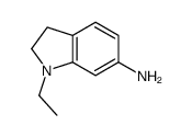 1-乙基-2,3-二氢-1H-吲哚-6-胺结构式