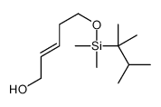 5-[2,3-dimethylbutan-2-yl(dimethyl)silyl]oxypent-2-en-1-ol Structure