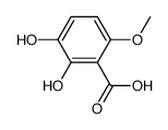 3-Hydroxy-6-methoxysalicylic acid Structure