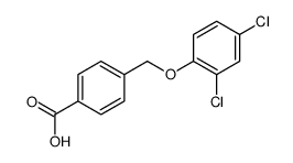 4-[(2,4-Dichlorophenoxy)methyl]benzoic acid结构式