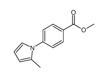 Methyl 4-(2-methylpyrrol-1-yl)benzoate结构式