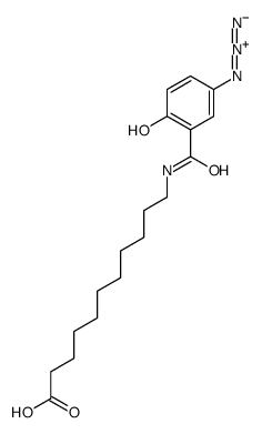 11-(5'-azidosalicylamido)undecanoic acid Structure