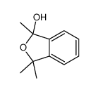 1,3,3-Trimethyl-1,3-dihydroisobenzofuran-1-ol结构式