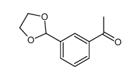1-[3-(1,3-Dioxolan-2-yl)phenyl]ethanone Structure