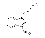 1-(3-Chloropropyl)indole-3-carboxaldehyde结构式