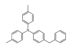 N-(4-benzylphenyl)-4-methyl-N-(4-methylphenyl)aniline结构式