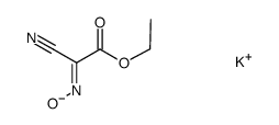 2-Cyano-2-(hydroxyimino)acetic Acid Ethyl Ester Potassium Salt structure