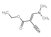 Ethyl 2-cyano-3-(dimethylamino)acrylate Structure